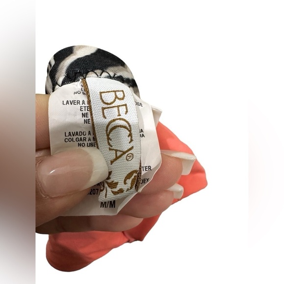 Becca by Rebecca Virtue ZEBRA Animal Kingdom Olivia Square Neck SET TOP/BOTTOM - Picture 9 of 11